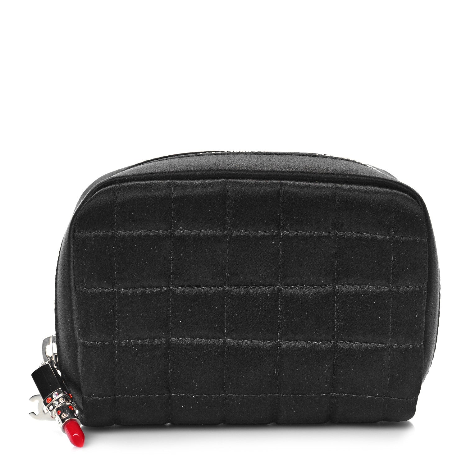 Chanel Satin Chocolate Bar Lipstick Pouch Black 1 of 10