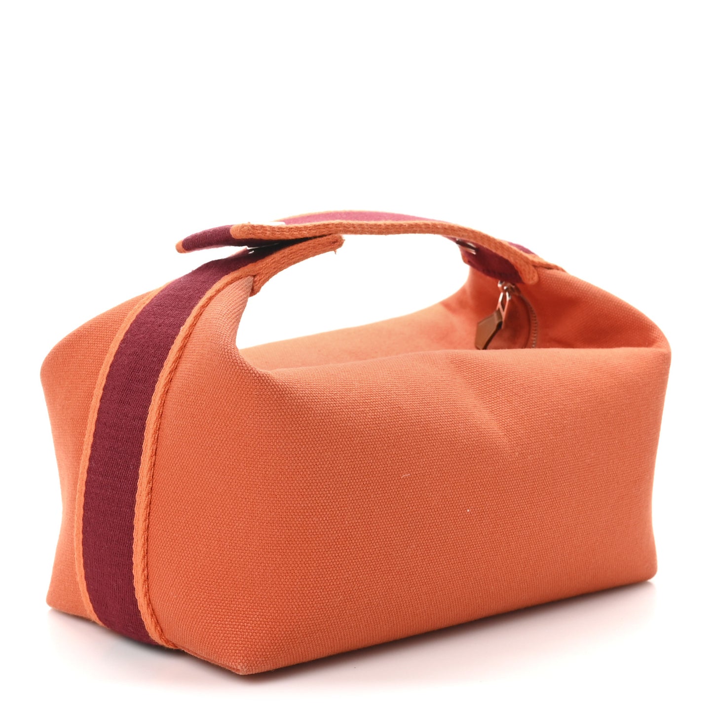 Canvas Small Bride-A-Brac Pouch Orange Burgundy