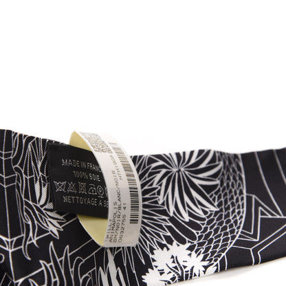 Hermes Silk Animapolis Twilly Black White 2 of 4