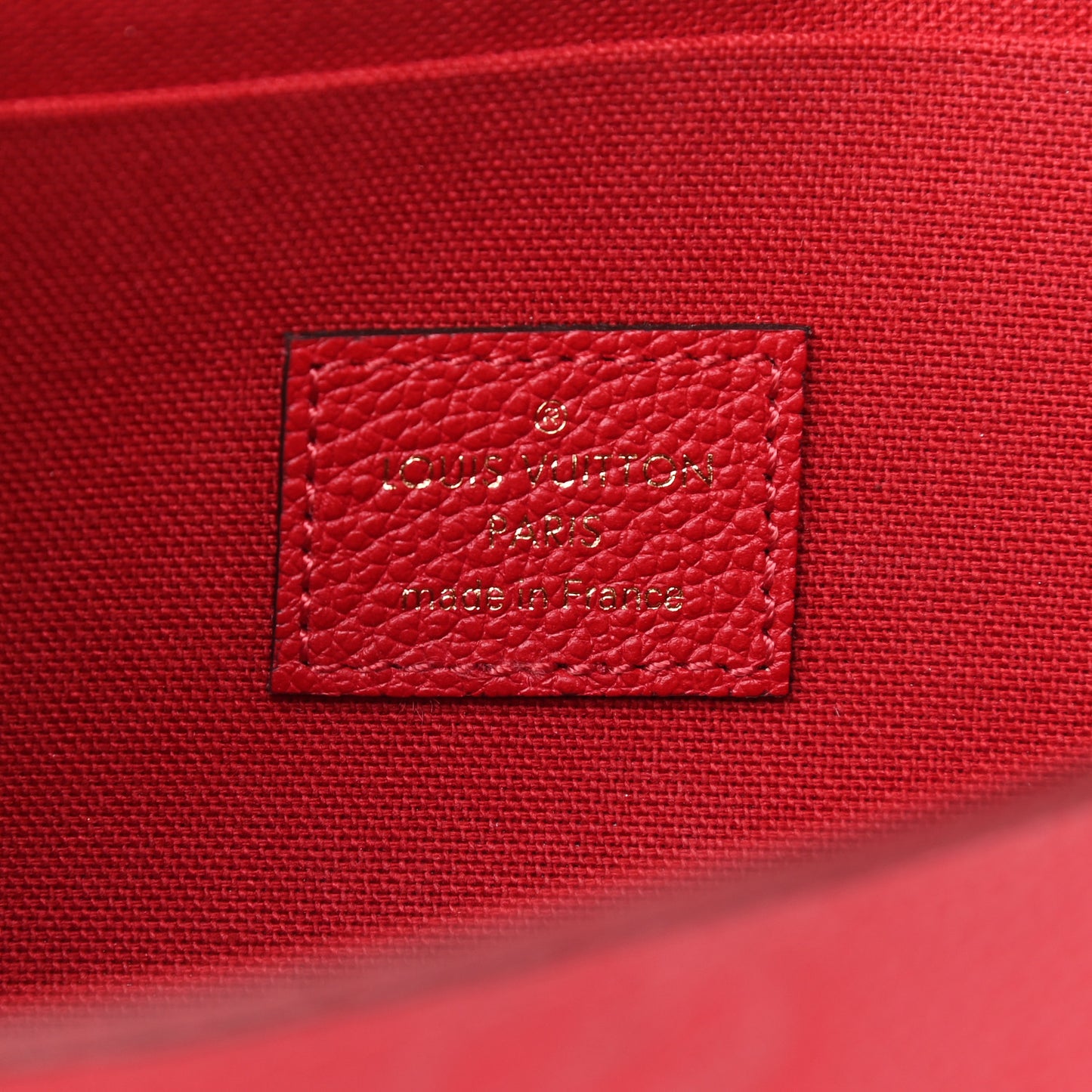 Empreinte Pochette Felicie Chain Wallet Scarlet