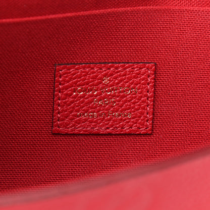 Louis Vuitton Empreinte Pochette Felicie Chain Wallet Scarlet 9 of 10