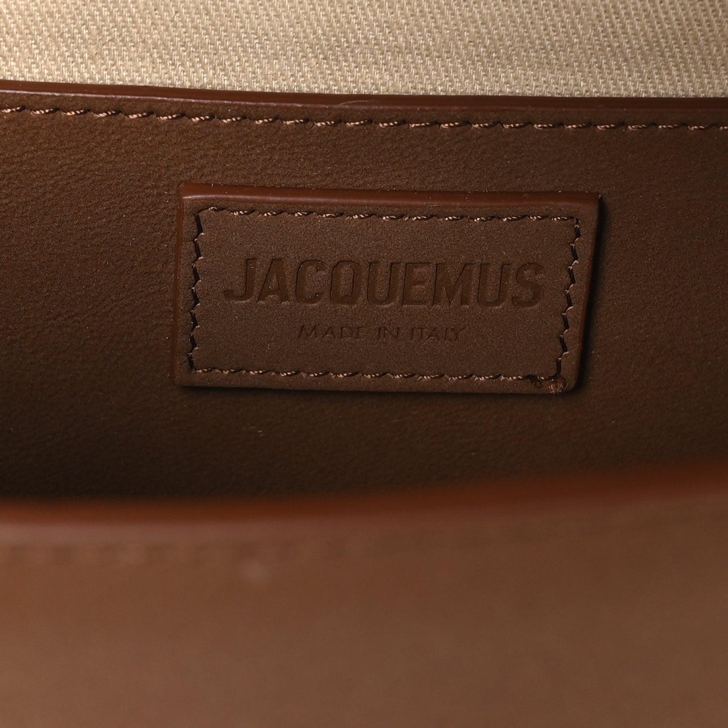 Rubberized Calfskin Le Grand Bambino Brown