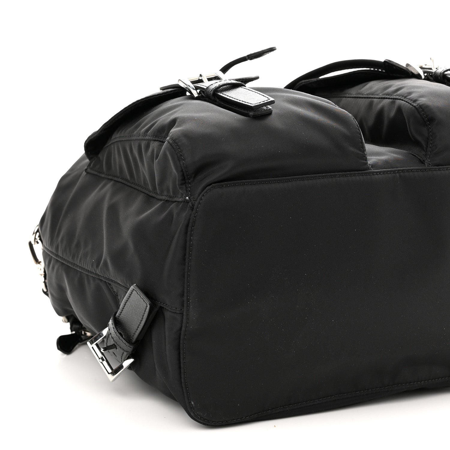 Prada Nylon Vela Medium Backpack Black 9 of 10