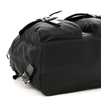 Prada Nylon Vela Medium Backpack Black 9 of 10