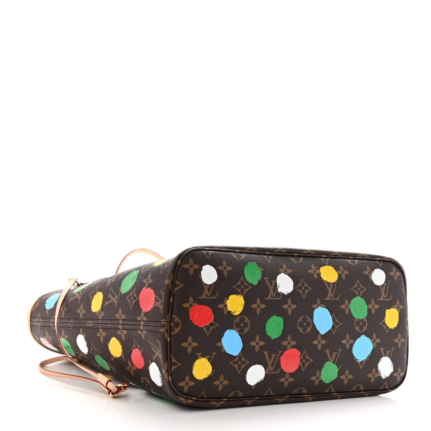 LV X YK Monogram Dots Neverfull MM