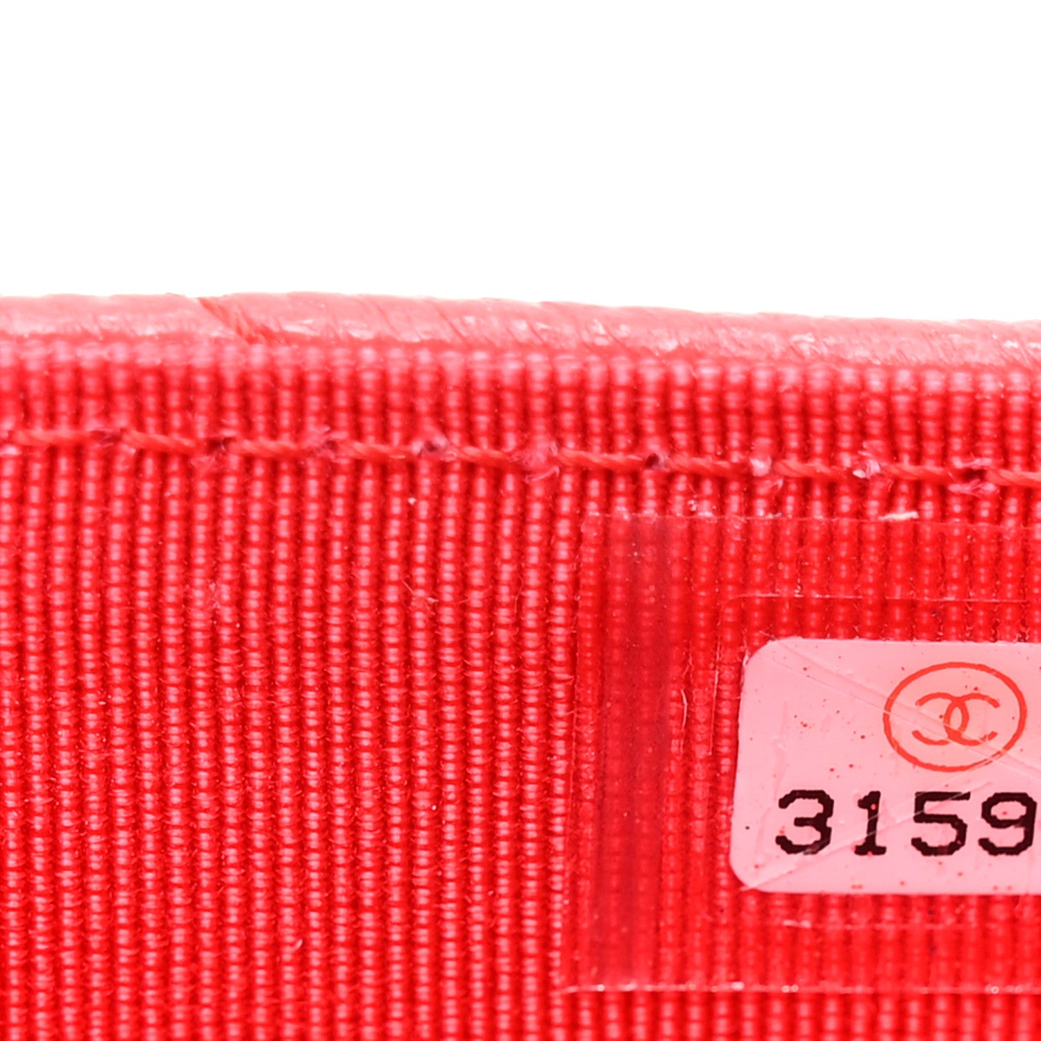 Chanel Caviar Quilted Flap Card Holder Wallet Red 6 of 8