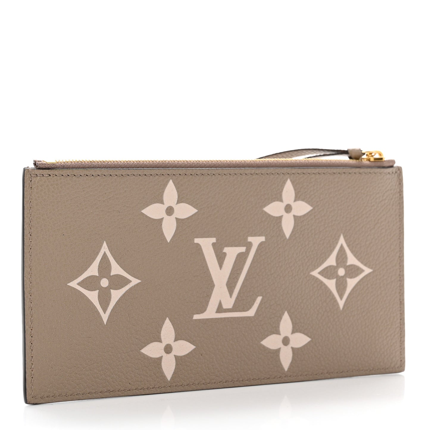 Empreinte Monogram Giant Pochette Felicie Zippered Insert Tourterelle Creme