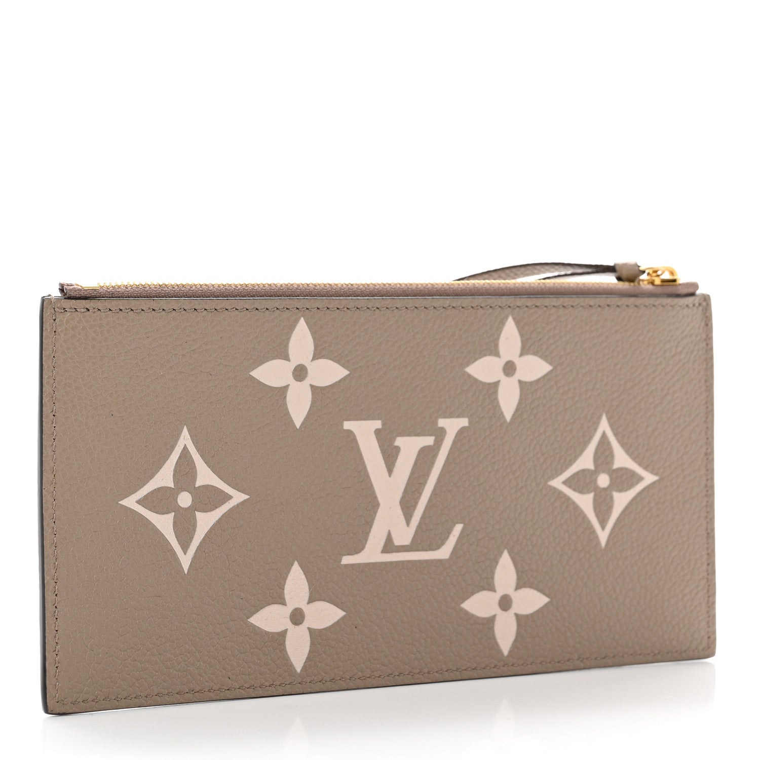 Louis Vuitton Empreinte Monogram Giant Pochette Felicie Zippered Insert Tourterelle Creme 3 of 6