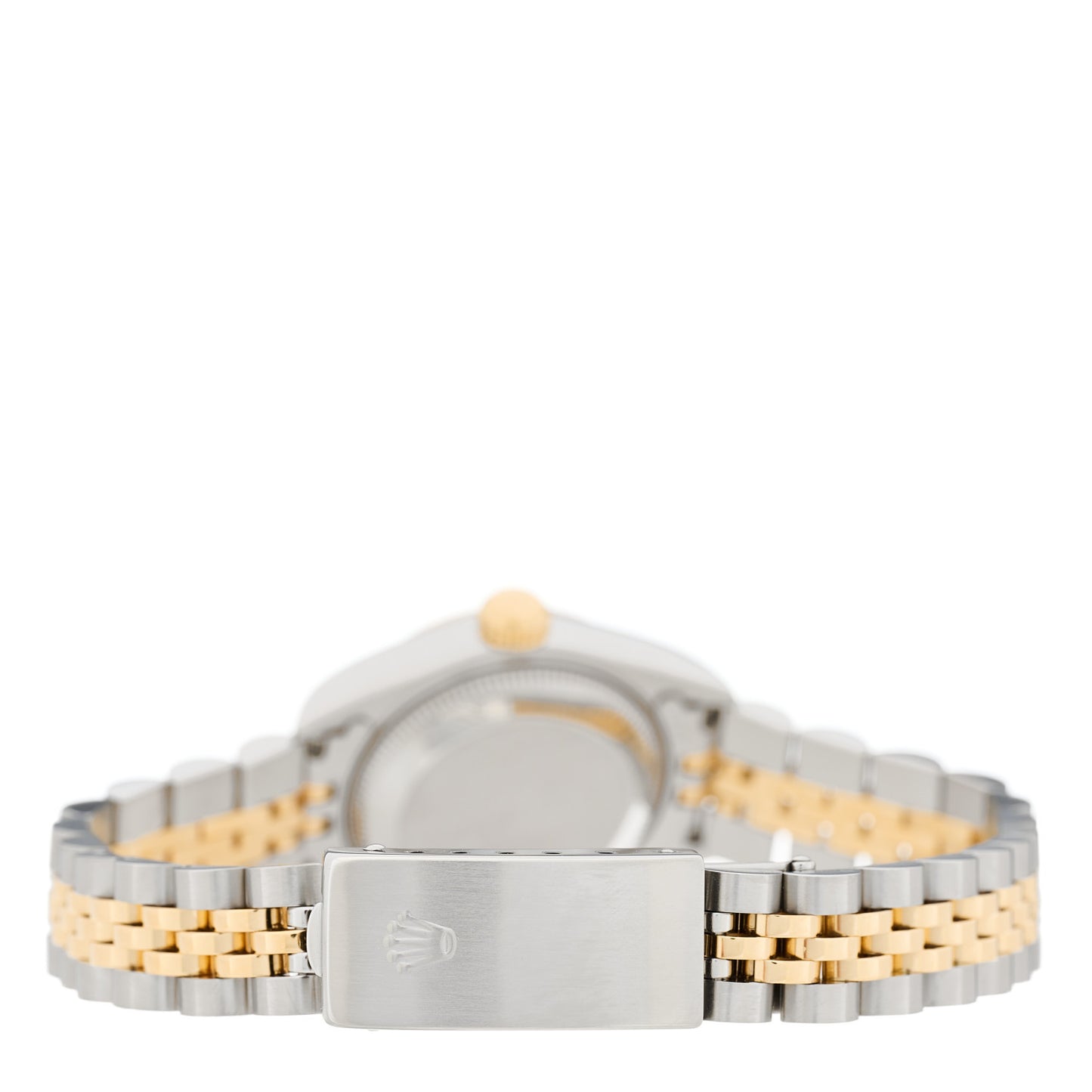 Stainless Steel 18K Yellow Gold Diamond 26mm Oyster Perpetual Datejust Watch Silver Jubilee 69173