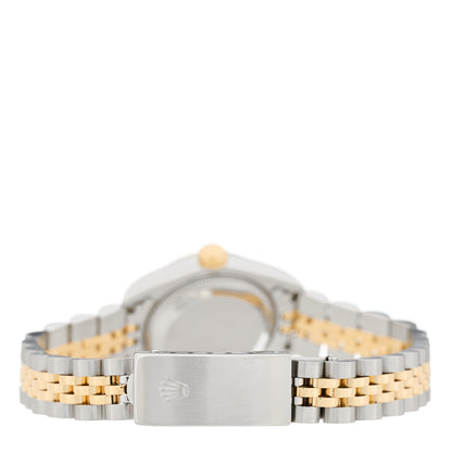 Rolex Stainless Steel 18K Yellow Gold Diamond 26mm Oyster Perpetual Datejust Watch Silver Jubilee 69173 3 of 4