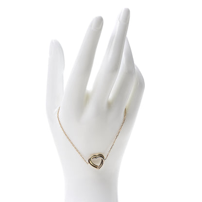 Cartier 18K Pink Yellow White Gold Trinity Heart Bracelet 2 of 6