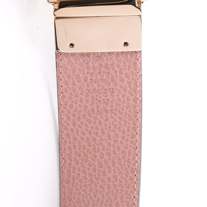 Gucci Calfskin 1973 Reversible Belt 80 32 Black Pink 6 of 9