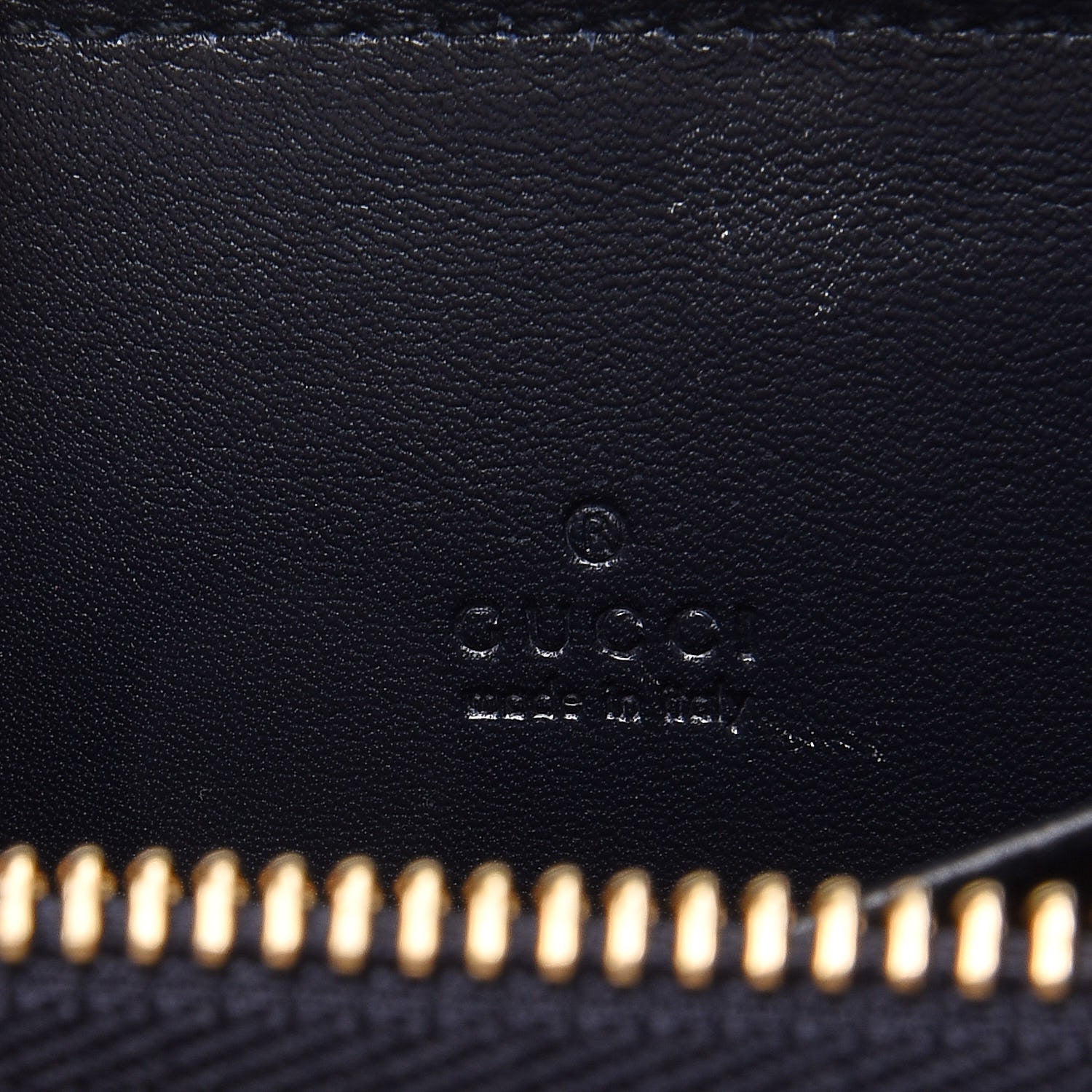 Gucci Microguccissima Zip Around Card Case Navy 8 of 10