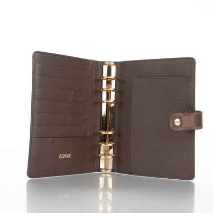 Louis Vuitton Damier Ebene Medium Ring Agenda Cover 5 of 7