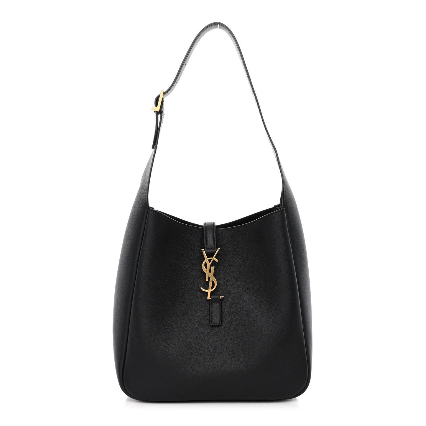 Smooth Calfskin Small Le 5 A 7 Soft Hobo Black
