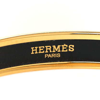 Hermes Enamel Printed Narrow Quadridge Bracelet 70 4 of 5