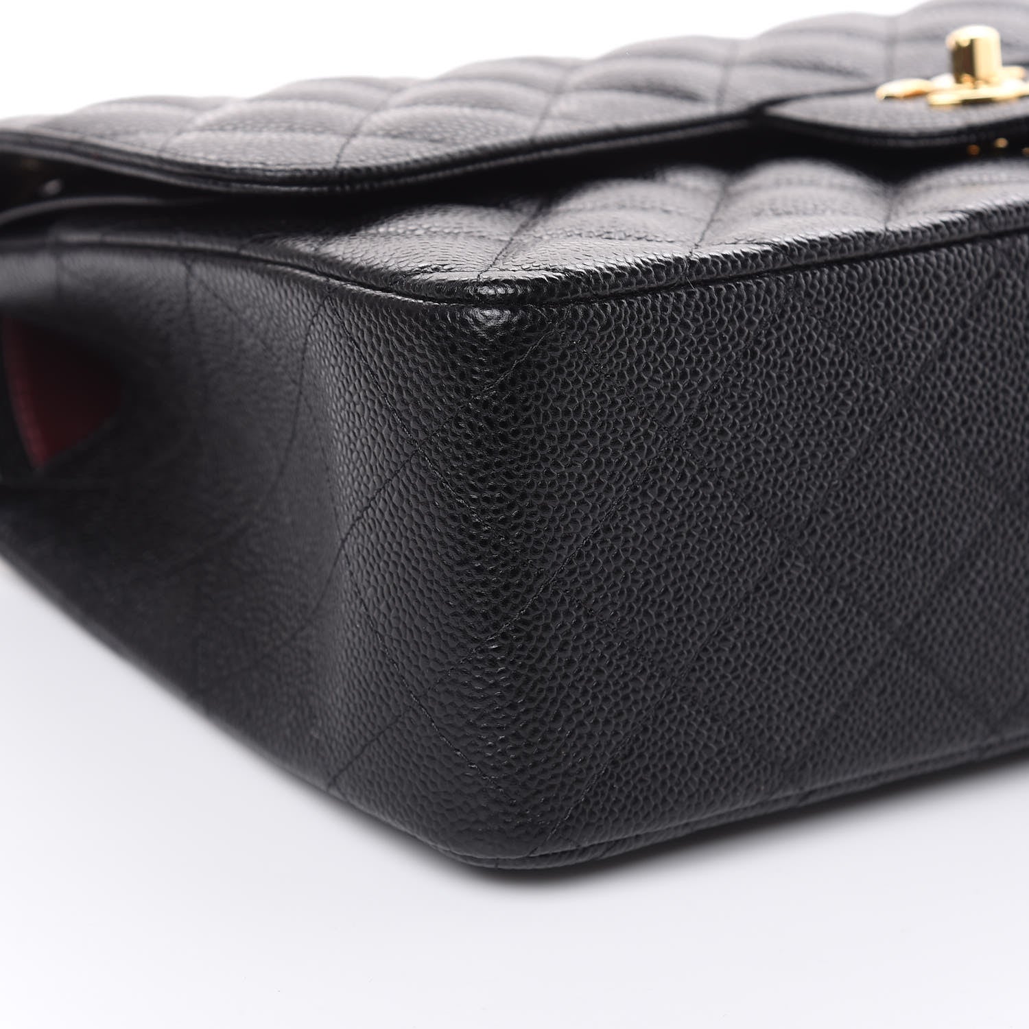 Chanel Caviar Quilted Jumbo Double Flap Black 6 of 11