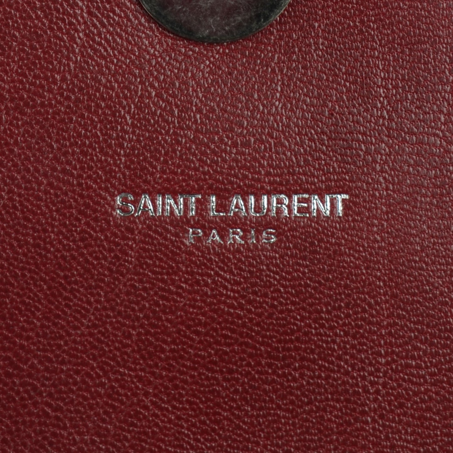 Sheepskin Matelasse Chevron Large Monogram Satchel Oxblood