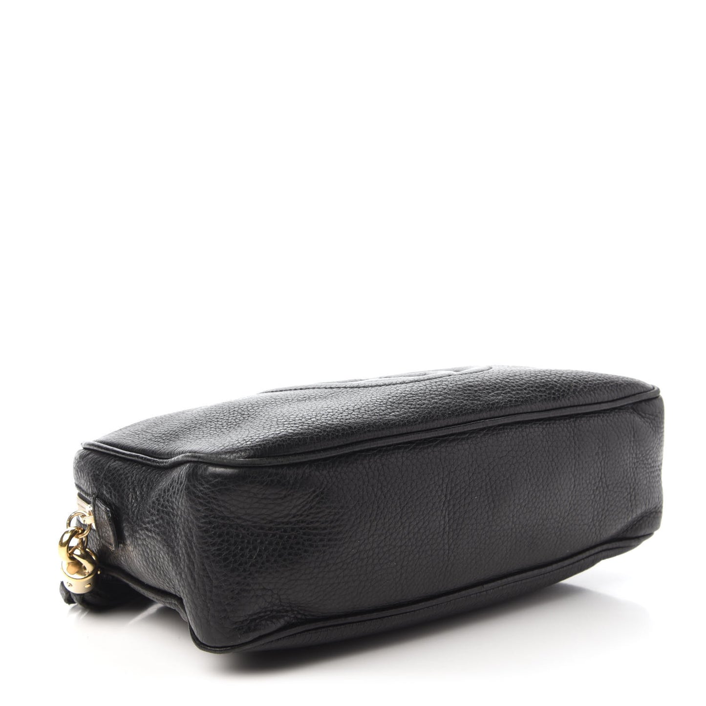 Pebbled Calfskin Small Soho Bowler Black