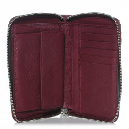 Gucci Calfskin Soho Compact Wallet Bordeaux 6 of 8