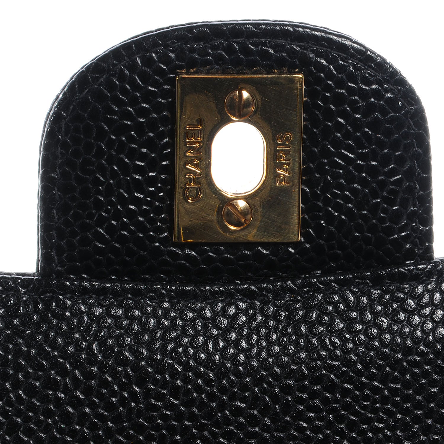 Chanel Caviar Quilted Medium Double Flap Black 7 of 8