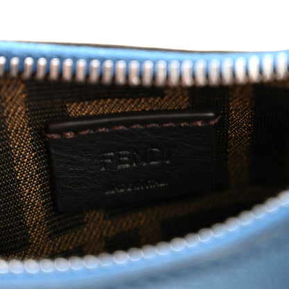 Fendi Vitello Grace Matte Nano Fendigraphy Hobo Charm Mirto 6 of 11