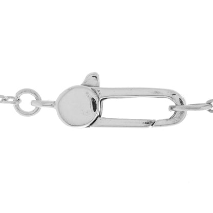 Gucci Sterling Silver Trademark Logo Square Pendant Necklace 4 of 5