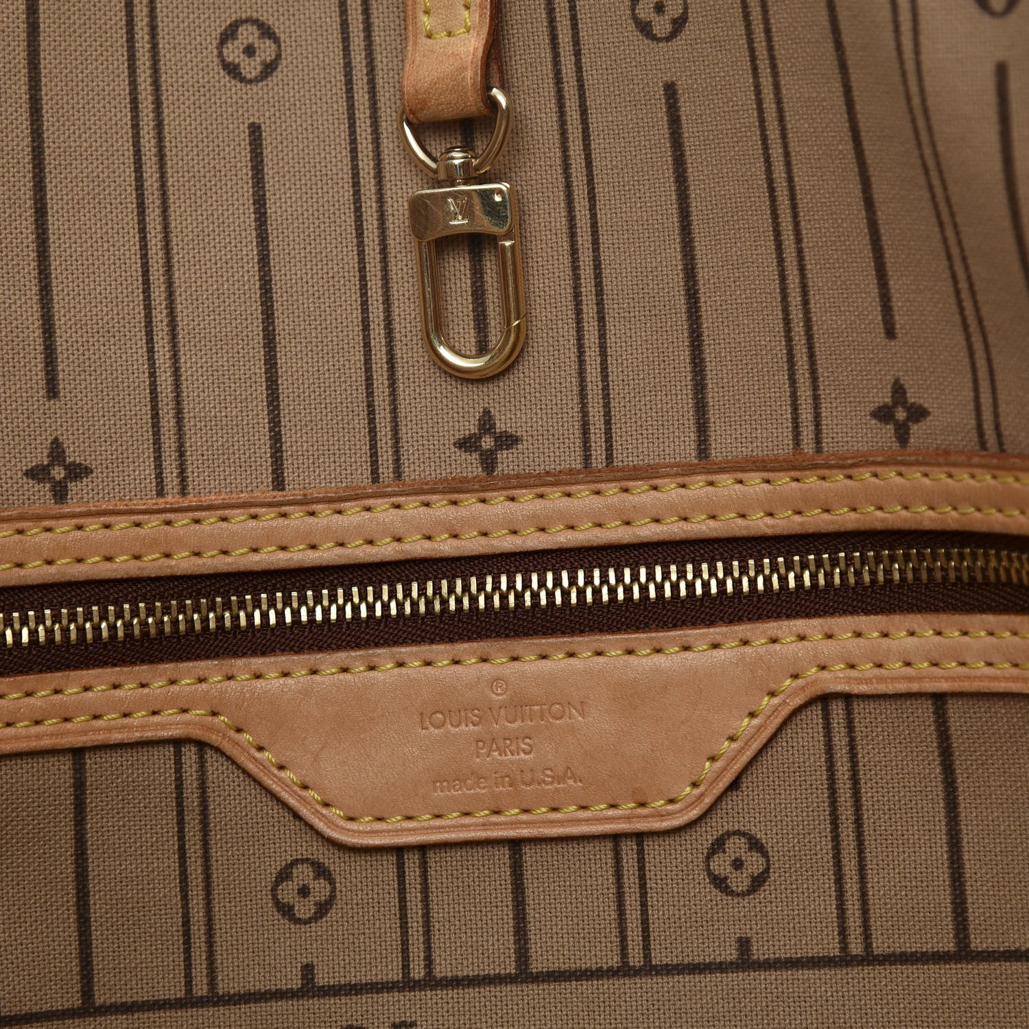 Louis Vuitton Monogram Neverfull MM 9 of 16