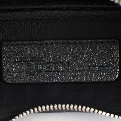 Alexander McQueen Calfskin De Manta Clutch Black 6 of 7