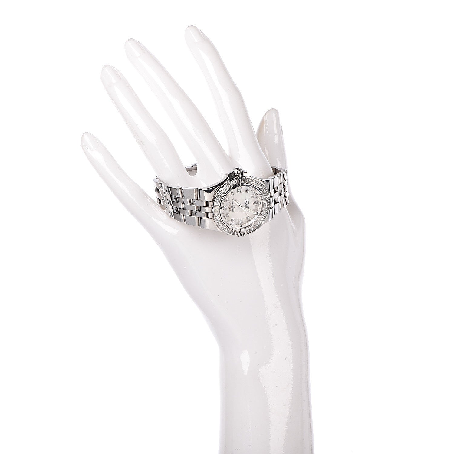 Breitling Stainless Steel Diamond Mother of Pearl 30mm Starliner Quartz Watch A71340 2 of 7