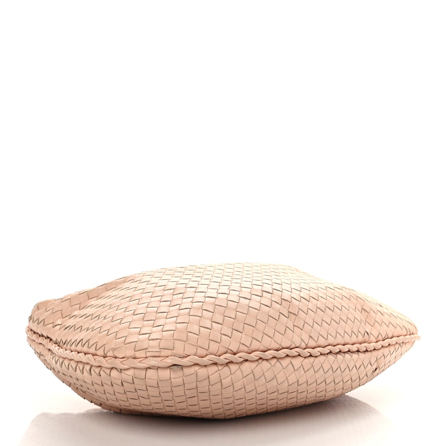 Nappa Intrecciato Large Veneta Hobo Flamingo
