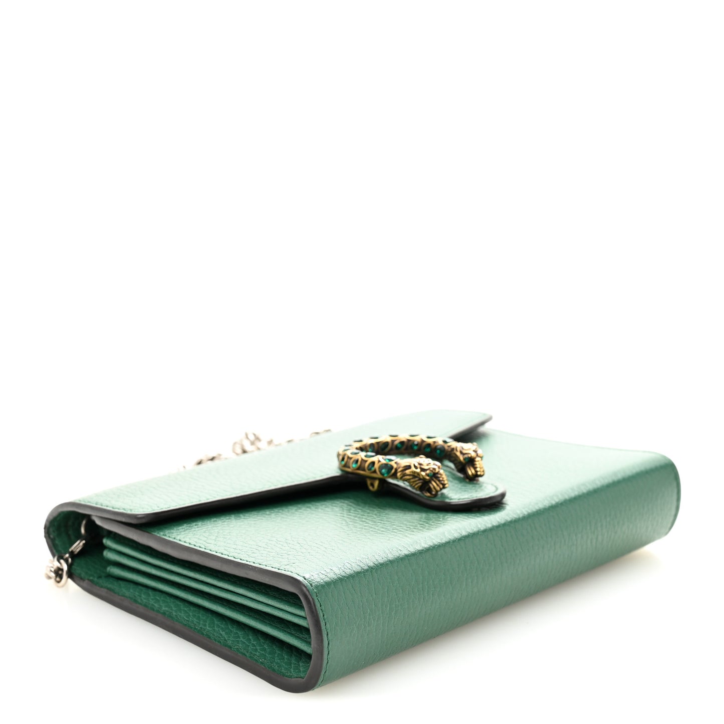 Calfskin Mini Dionysus Chain Wallet Emerald