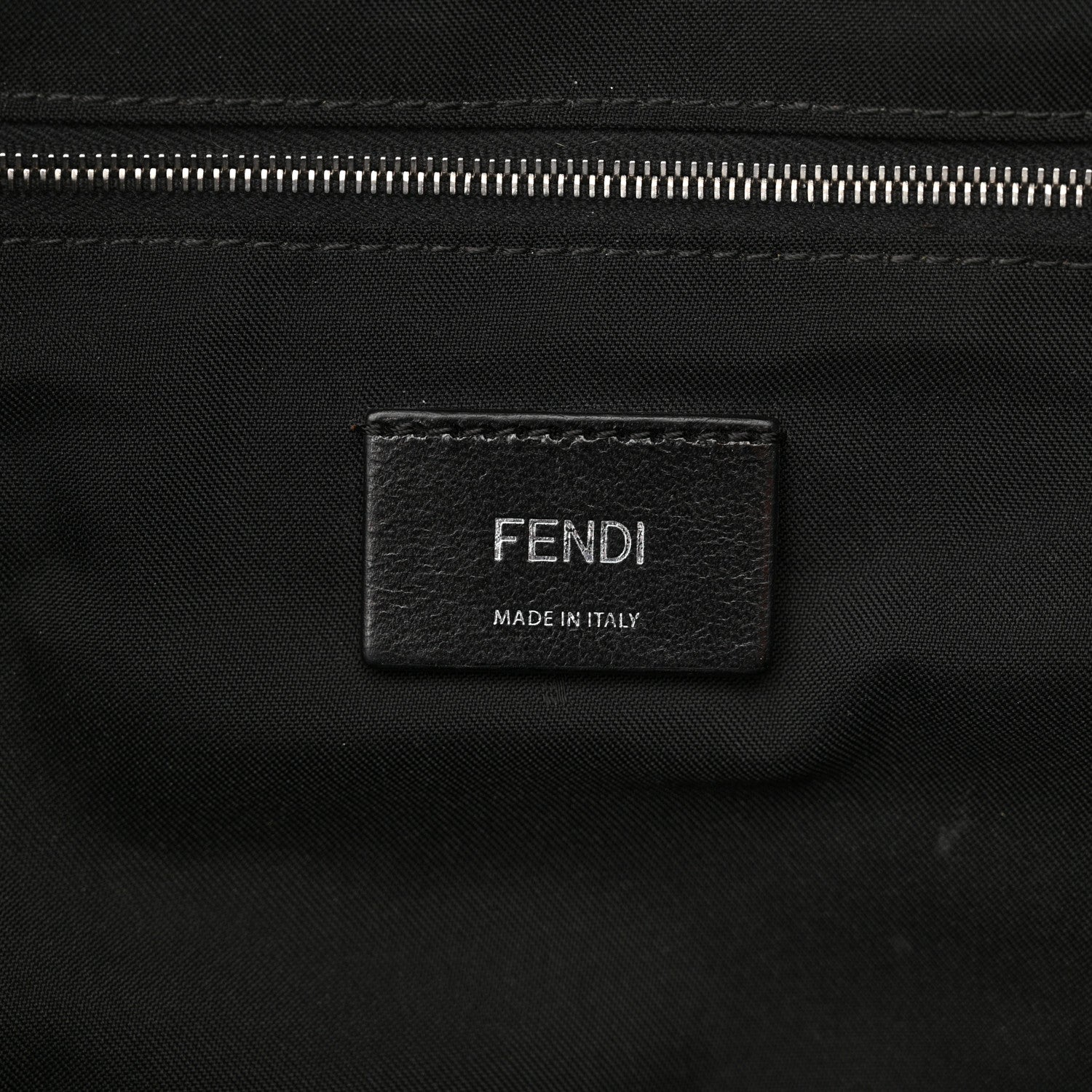 Fendi Nylon Vitello Liberty Vitello Dolce Monster Eyes Rounded Backpack Red Black 6 of 16