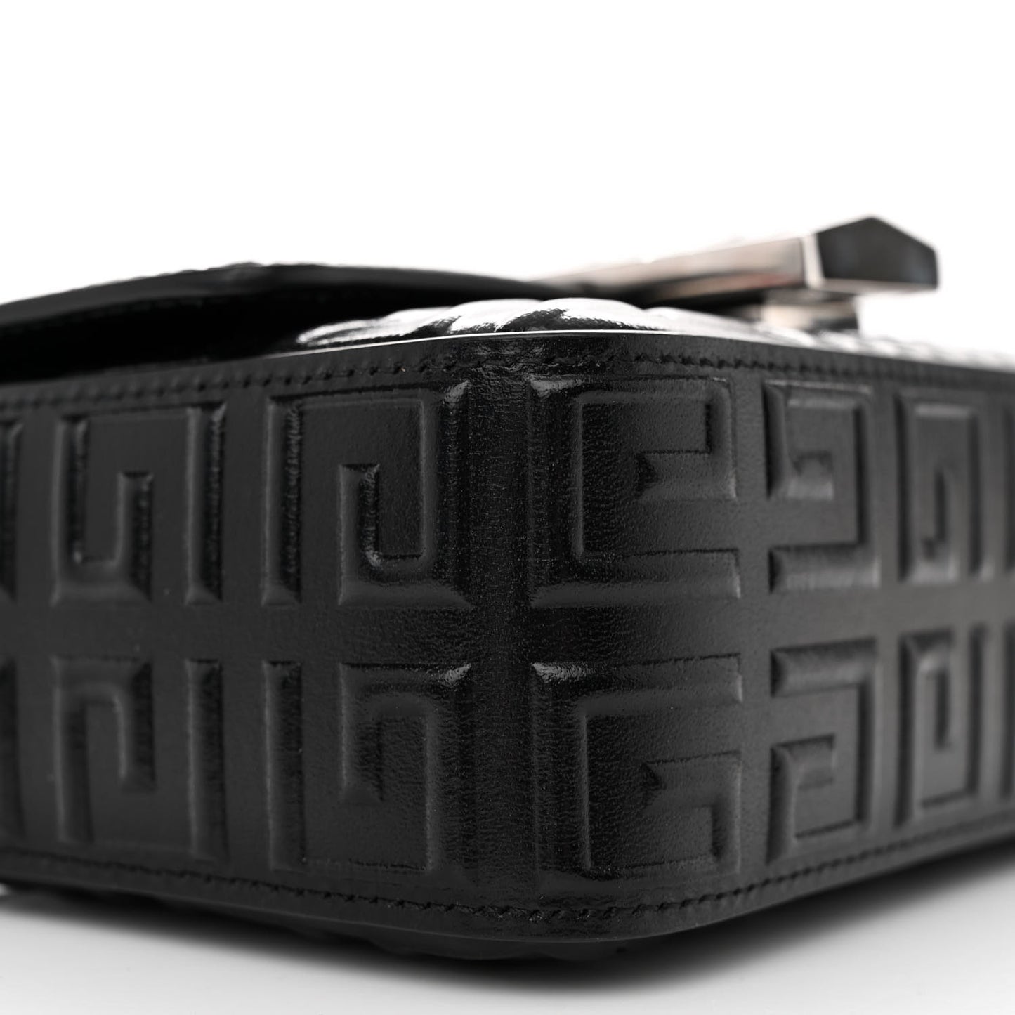 Calfskin 4G Embossed Small Crossbody Black