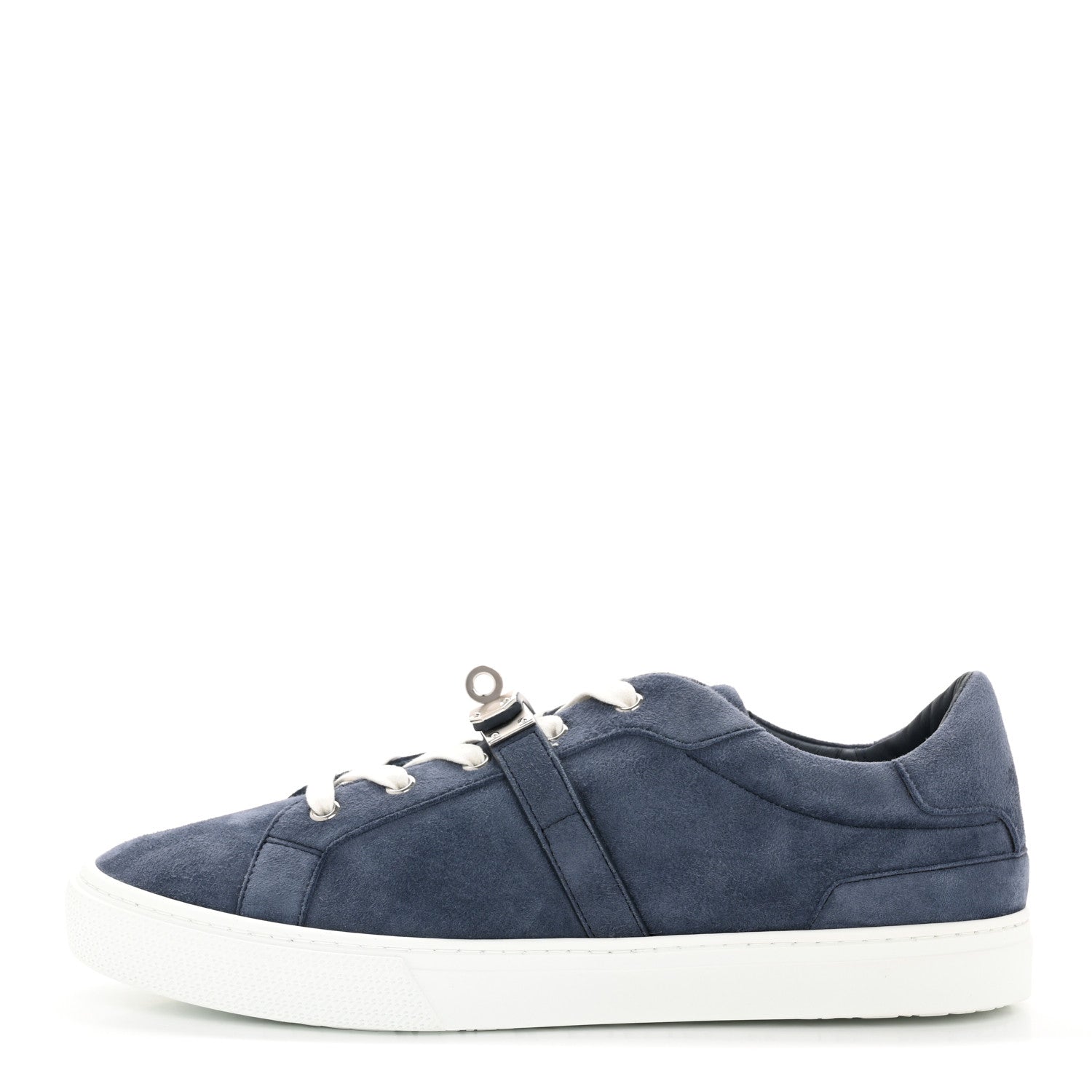Hermes Chevre Velours Day Mens Sneakers 42 Bleu Celeste 1 of 9