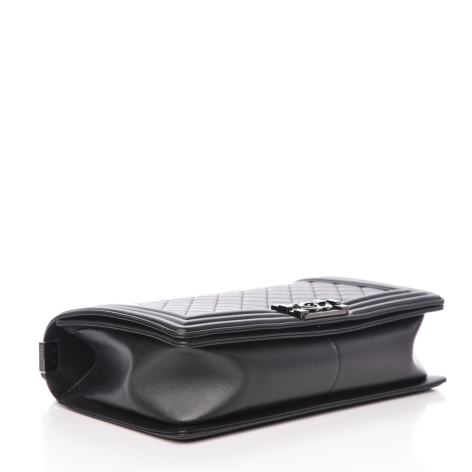 Chanel Calfskin Quilted New Medium Boy Flap So Black 4 of 13