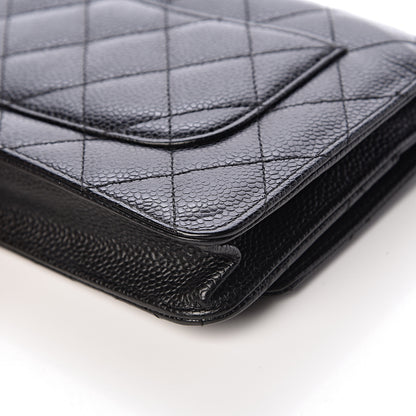 Chanel Caviar Quilted Wallet On Chain WOC Black 14 of 15