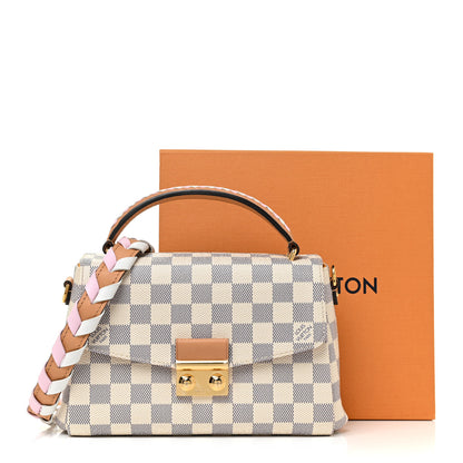 Louis Vuitton Damier Azur Braided Croisette Rose 11 of 11