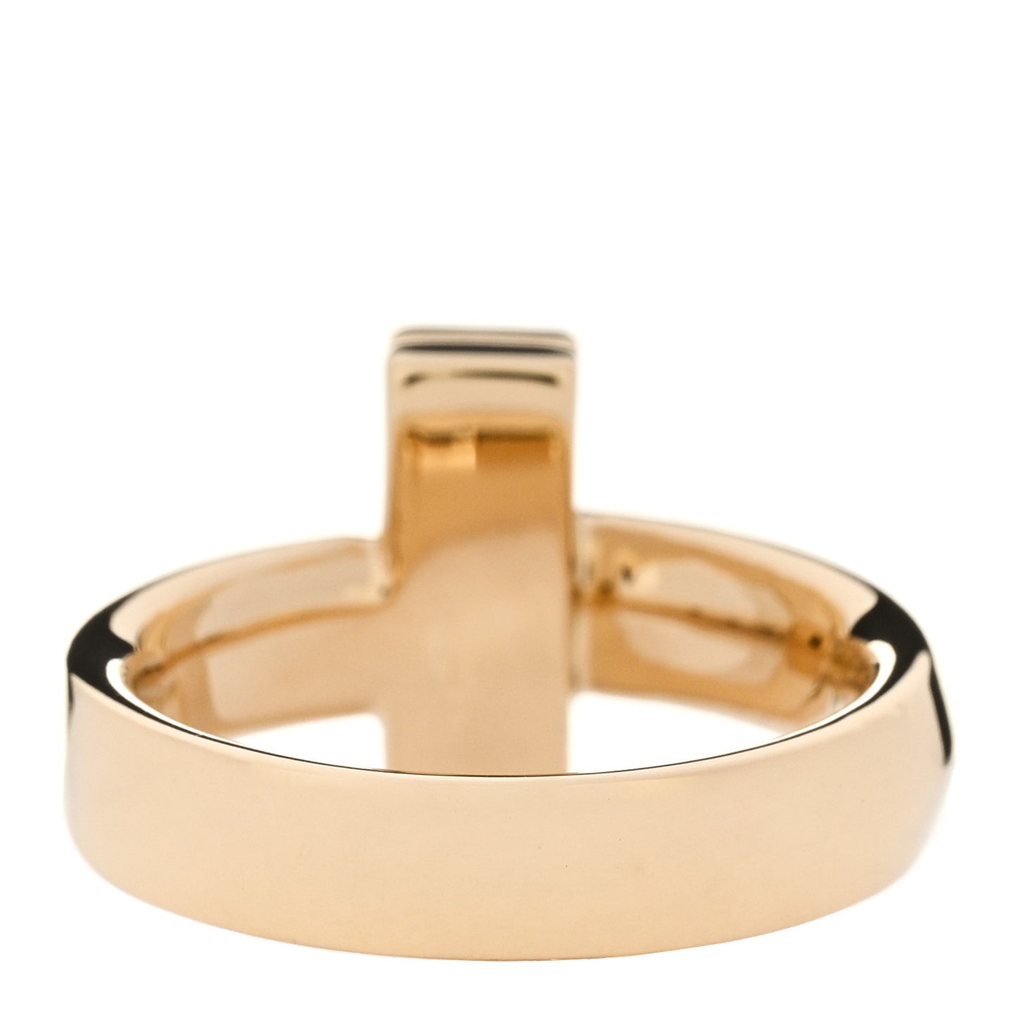 18K Yellow Gold 4.5mm T T1 Ring 49 4.75