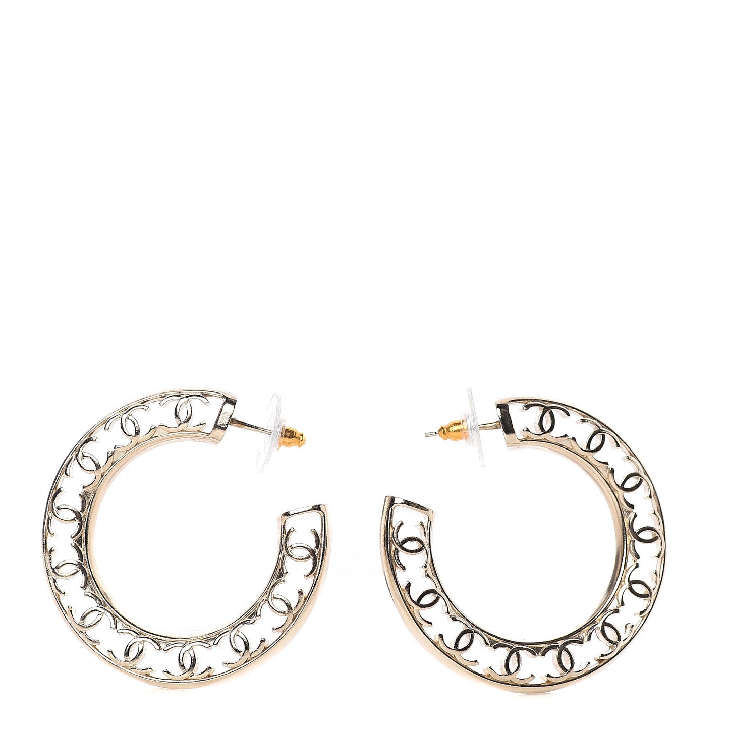 CC Hoop Earrings Gold