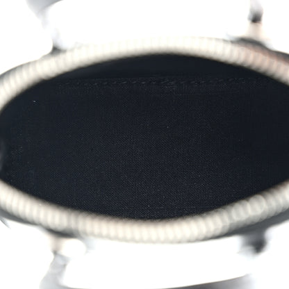 Balenciaga Shiny Calfskin Logo Crocodile Embossed Mini Ville Top Handle Bag Black 5 of 11