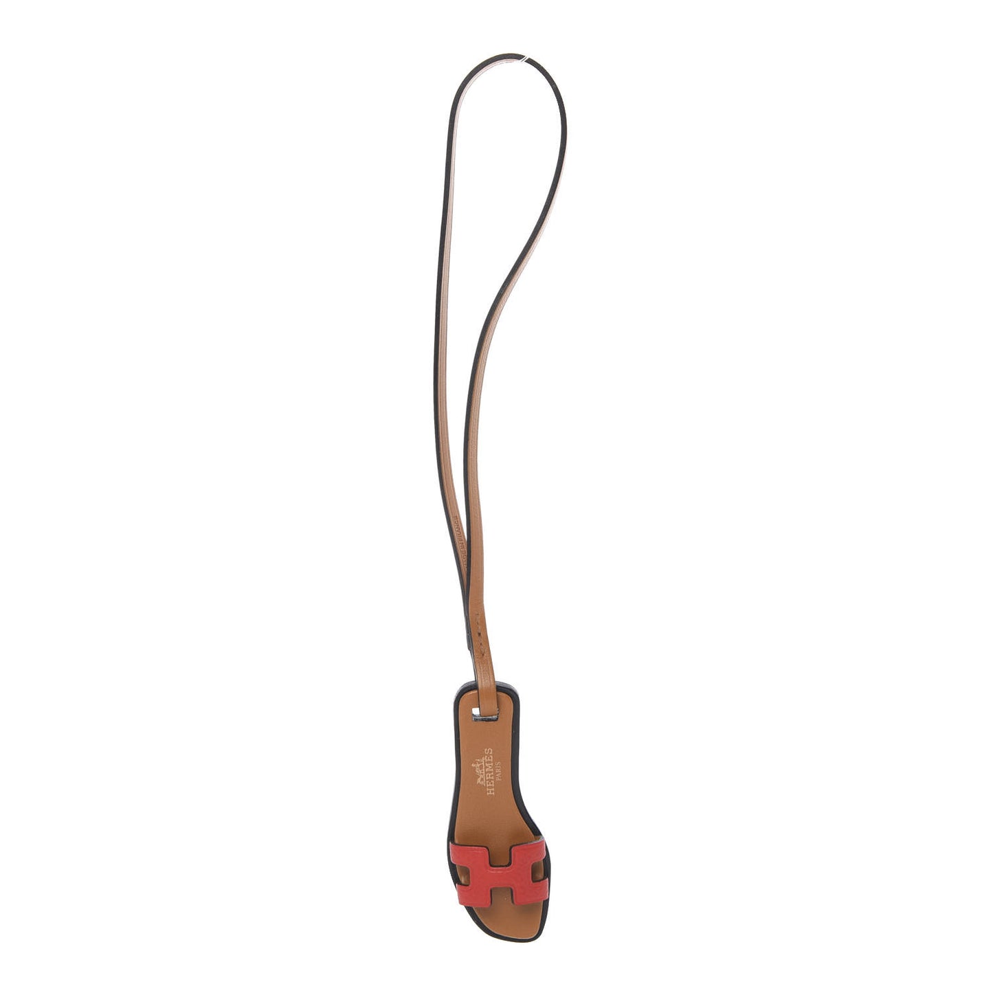 Epsom Butler Calfskin Hunter Oran Nano Bag Charm Rouge de Coeur