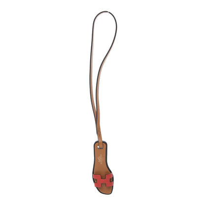 Hermes Epsom Butler Calfskin Hunter Oran Nano Bag Charm Rouge de Coeur 1 of 5