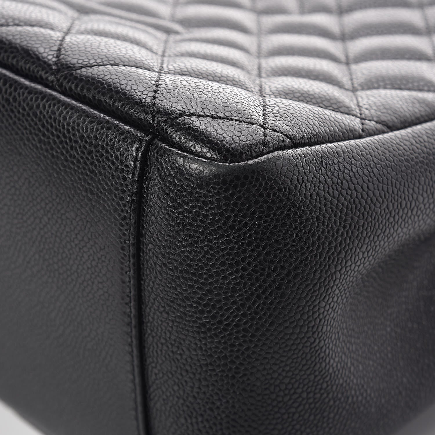 Chanel Caviar Quilted Grand Shopping Tote GST Black 10 of 13