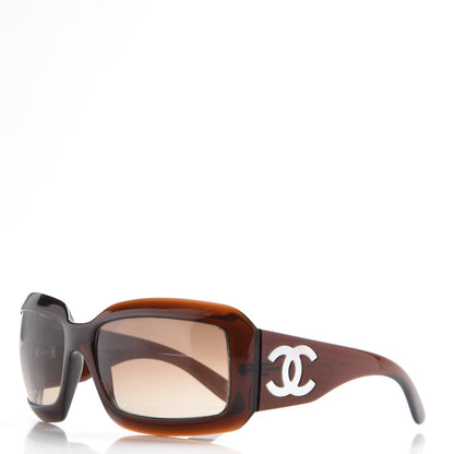 Chanel Mother of Pearl CC 5076-H Sunglasses Brown 1 of 8