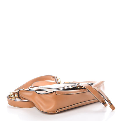 Chloe Shiny Calfskin Marcie Saddle Shoulder Bag Autumnal Brown 4 of 11