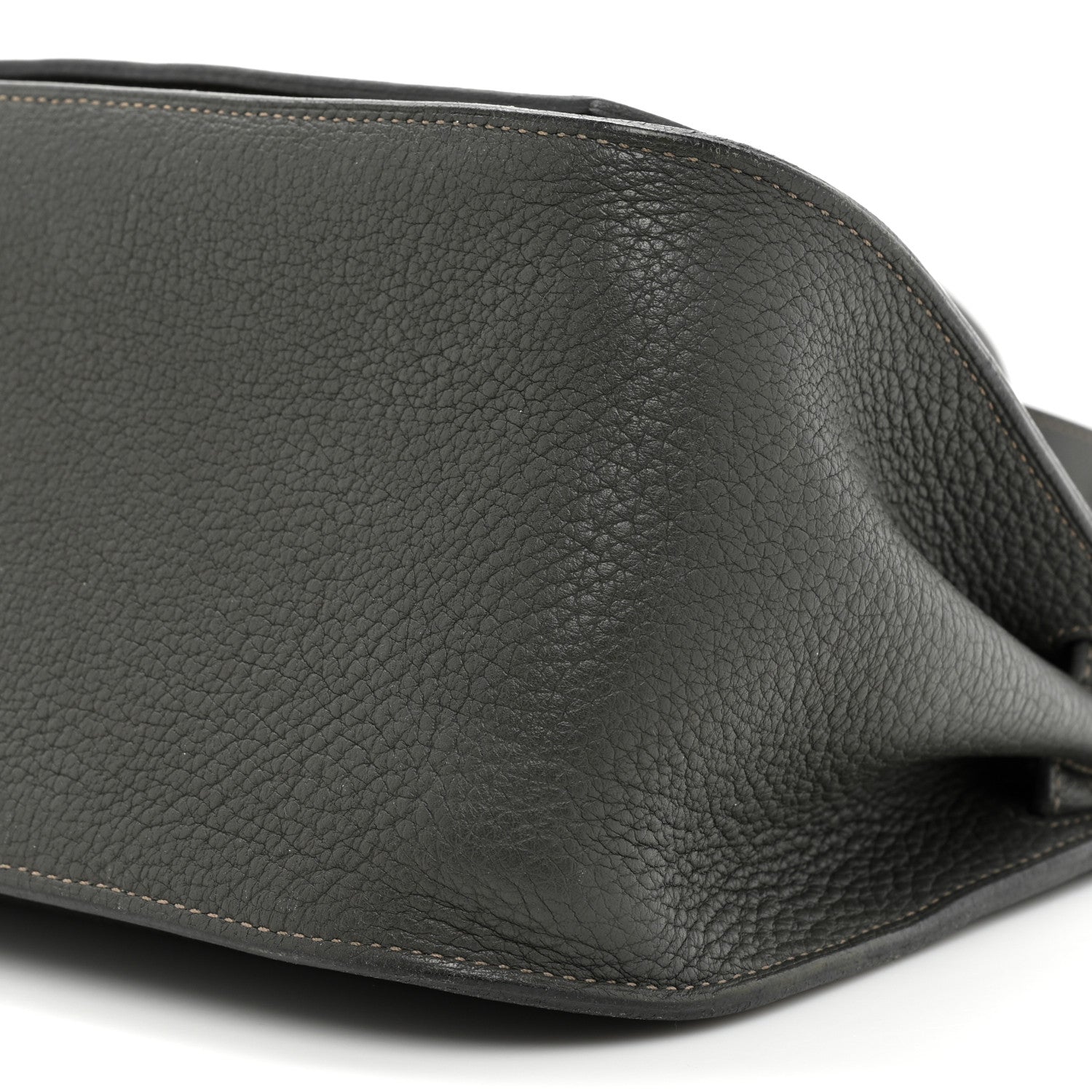 Hermes Taurillon Clemence Eclat Jypsiere 28 Etain Etoupe 8 of 11