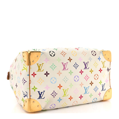 Louis Vuitton Monogram Multicolor Speedy 30 White 4 of 18