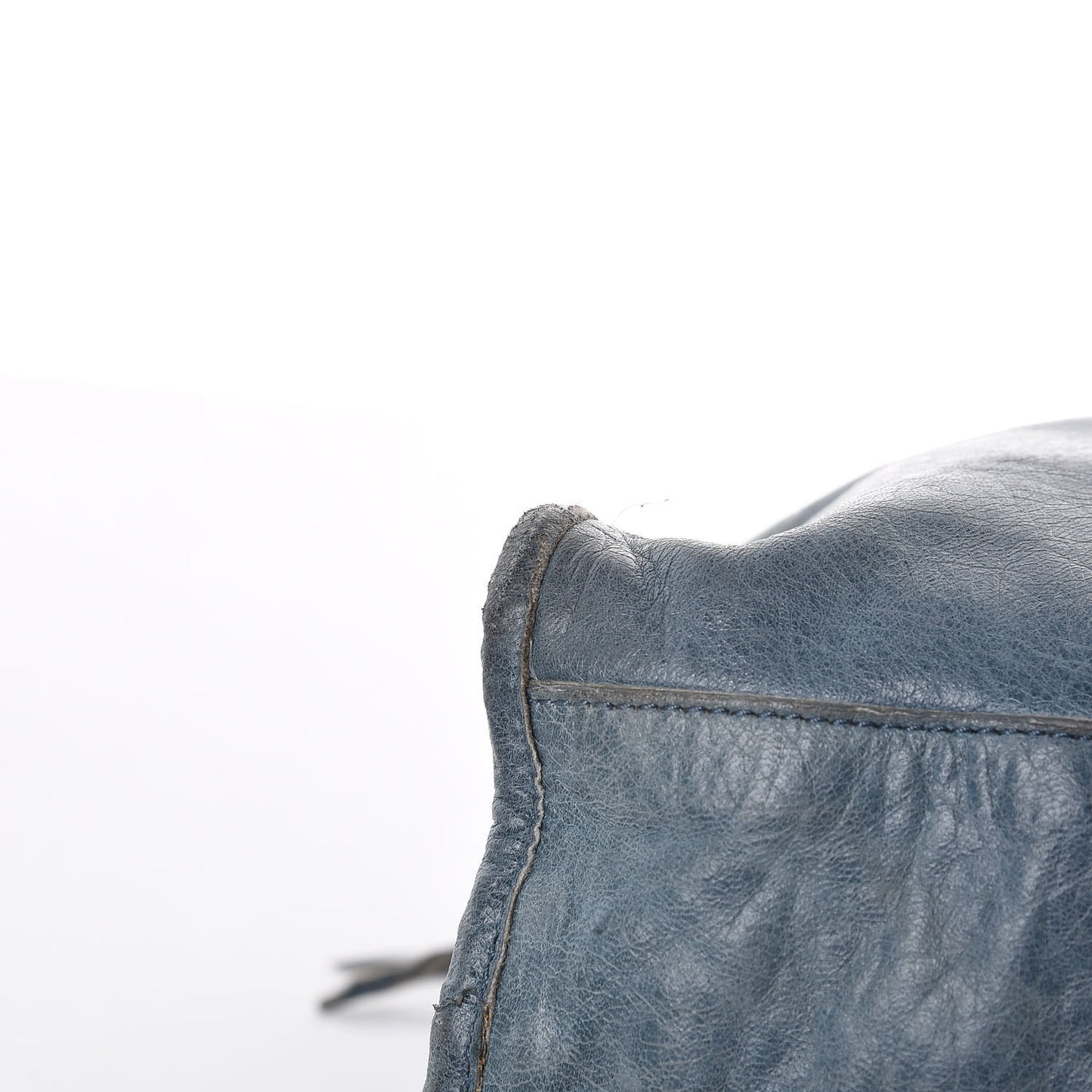 Chevre Classic Silver Hardware City Bleu Jean