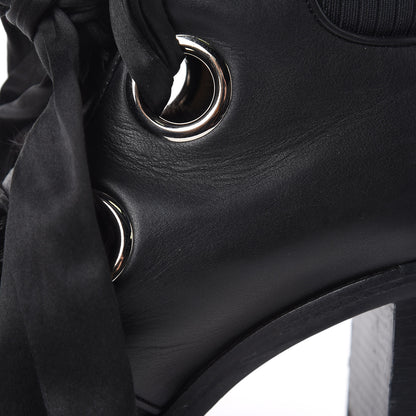 Christian Louboutin Calfskin Mink Jenny From the Alps 70 Ankle Boots 37 Black 11 of 13